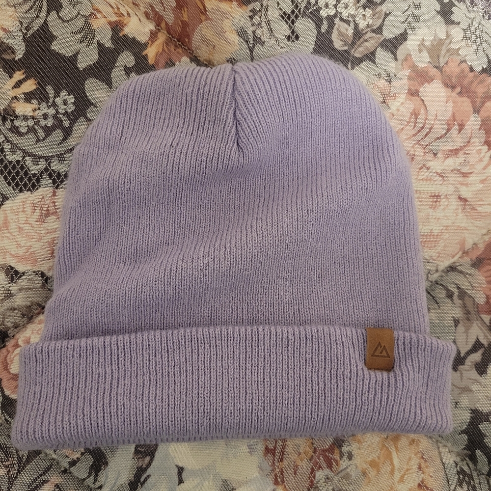 Lilac Knit Beanie for Women